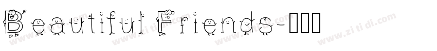Beautiful Friends字体转换